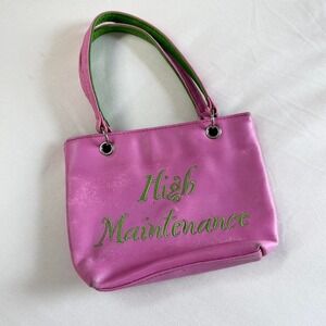 y2k pink high maintenance handbag